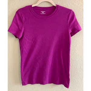 Purple Basic T-Shirt Jones New York Sport